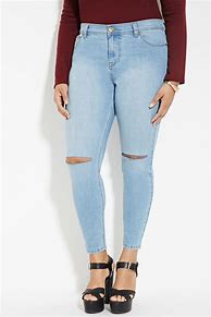 Image result for Forever 21 Plus Size Jeans