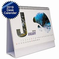 Image result for Standing Desktop Calendar 2019