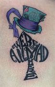 Image result for Broken Clock Tatto Alice in Wonderland