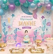 Image result for Mermaid Party Backdrop
