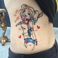 Image result for Harley Quinn Minimalist Tattoo