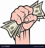 Image result for Hand Holding Money Clip Art