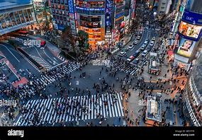 Image result for Shibuya Crossing From Above