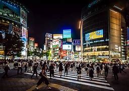 Image result for Shibuya Crossing Late Night