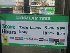 Image result for Dollar Tree Hours