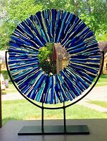 Image result for Fused Glass Art Sculpture