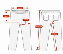 Image result for Pants Sizes Chart Cm Men