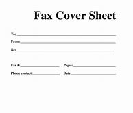 Image result for Fax Cover Sheet Example Word