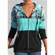 Image result for Woman Blue Jeans and Zip Up Black Hoodie