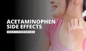 Image result for Side Effects of Acetaminophen Image