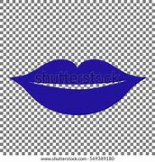 Image result for Blue Lips Icon
