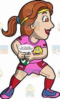 Image result for Women's Rugby Cartoon