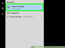 Image result for How to Activate Touch Screen