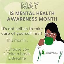 Image result for May Mental Health Month 30-Day Challenge Calendar