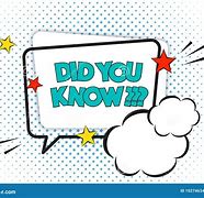 Image result for Did You Know Cartoon