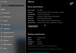 Image result for How to See Laptop Specs Windows 10 Pro