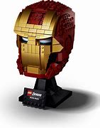 Image result for LEGO White Iron Man Helmet
