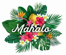 Image result for Hawaiian Mahalo Clip Art