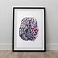 Image result for Floral Brain Watercolor