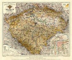Image result for Map of Prague and Bohemia