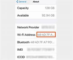 Image result for How to Find Mac Address On iPhone