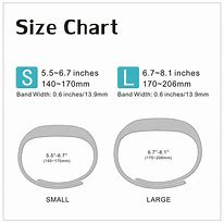 Image result for Fitbit Sizing Chart
