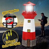 Image result for Solar Revolving Lighthouse Light