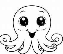Image result for Cute Octopus Coloring