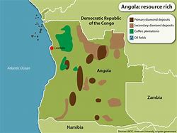 Image result for Angola Resource Map