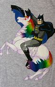 Image result for Unicorn in Batman Shirt
