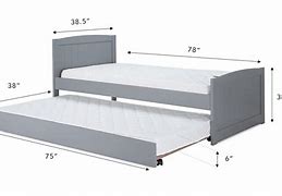 Image result for Trundle Bed Mattress Size