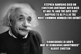 Image result for Stephen Hawking Albert Einstein Meme