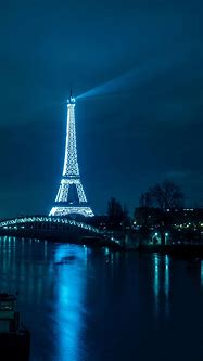 Image result for Paris Eiffel Tower Blue