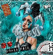 Image result for Poker Face Illustration