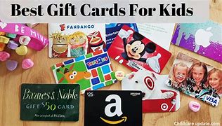 Image result for Gift Cards for Kids