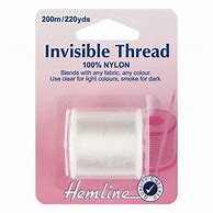 Image result for Invisible Nylon Thread