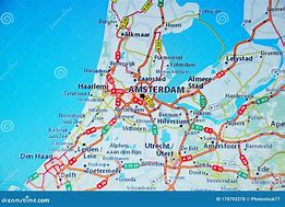 Image result for Amsterdam On Europe Map