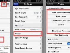 Image result for Clear History Chrome iPhone