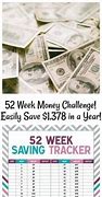 Image result for Kids 52 Week Money Challenge