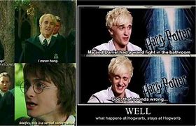 Image result for Harry Potter Memes Drarry