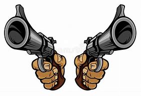 Image result for Someone Holding a Gun Cartoon