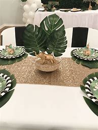 Image result for Jungle Theme Baby Shower Table Decor Ideas