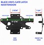 Image result for Fence Gate Latch
