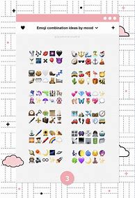 Image result for Aesthetic Emoji Combinations