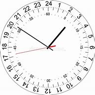 Image result for 24 Hour Clock Dial