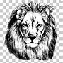 Image result for Black and White Lion Line Drawing