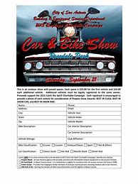 Image result for Car Show Windshield Cards