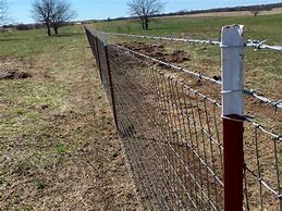 Image result for T Post and Wire Fence