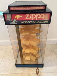Image result for Zippo Rotating Display Case