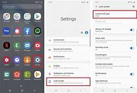 Image result for Samsung Lock Screen Settings